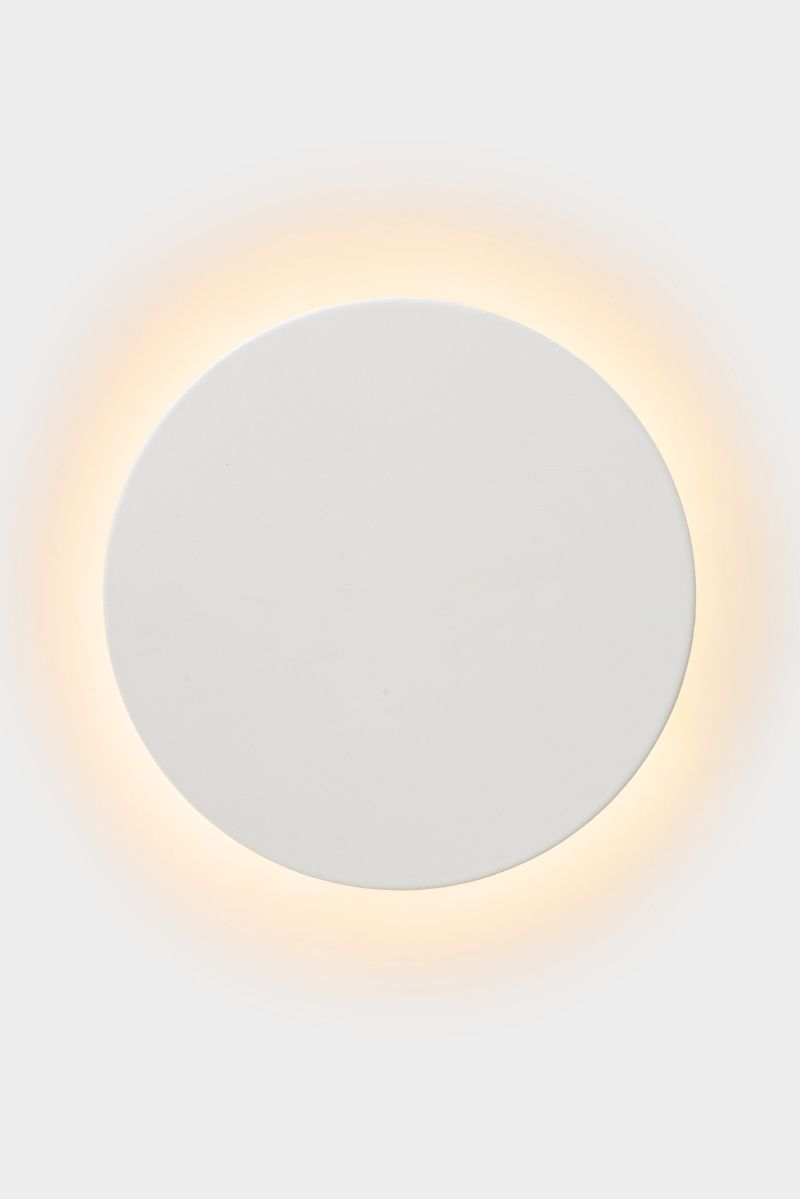 Lucide EKLYPS LED - Nástenné svietidlo - Ø 15 cm - LED - 1x6W 3000K - Biele